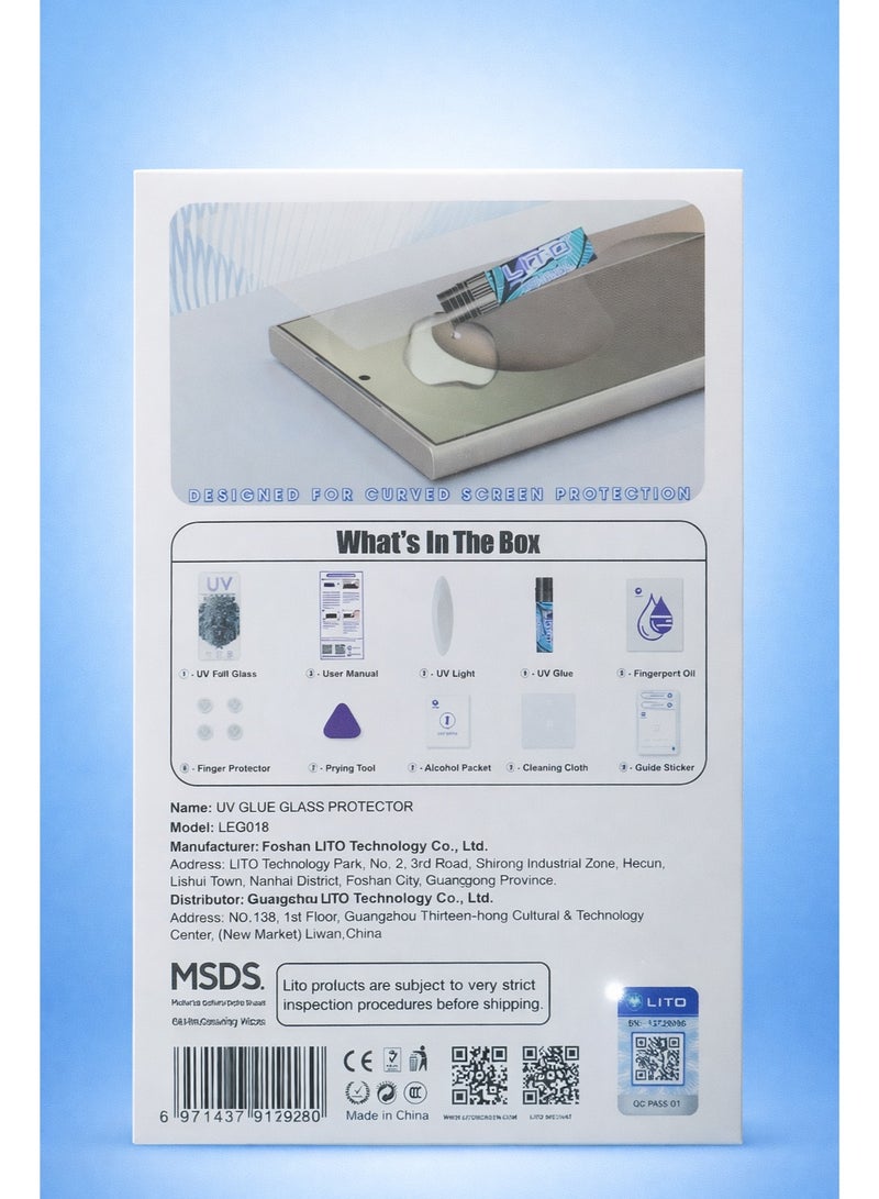 ليتو اسكرينة شاشة UV من Lito الأوريجينال لهاتف Infinix Note 50S حماية وآمان ضد الصدمات والخدوش اليومية مع وضوح عالي وملمس تاتش سلس - Image 2